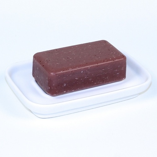 Soap Dish, Gedy 1011-M2, White Ceramic Rectangular Soap Dish 1011-M2